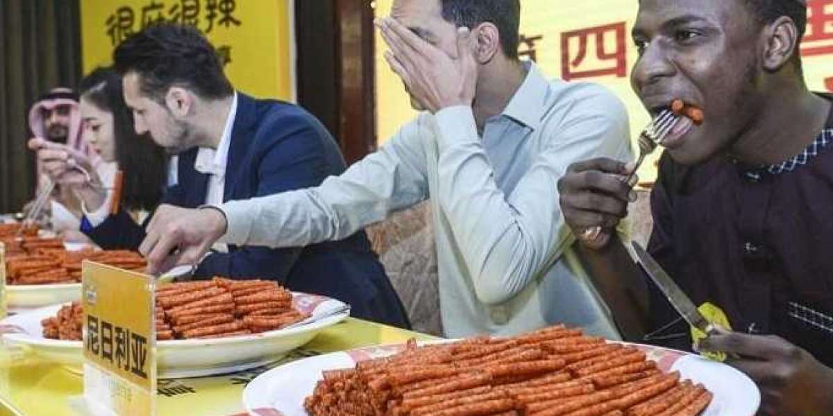 Nigerian man wins a spicy food challenge in China