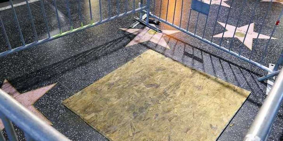 Donald Trump’s Hollywood Walk of Fame star caged and boarded up after being repeatedly vandalized for years (Photos)