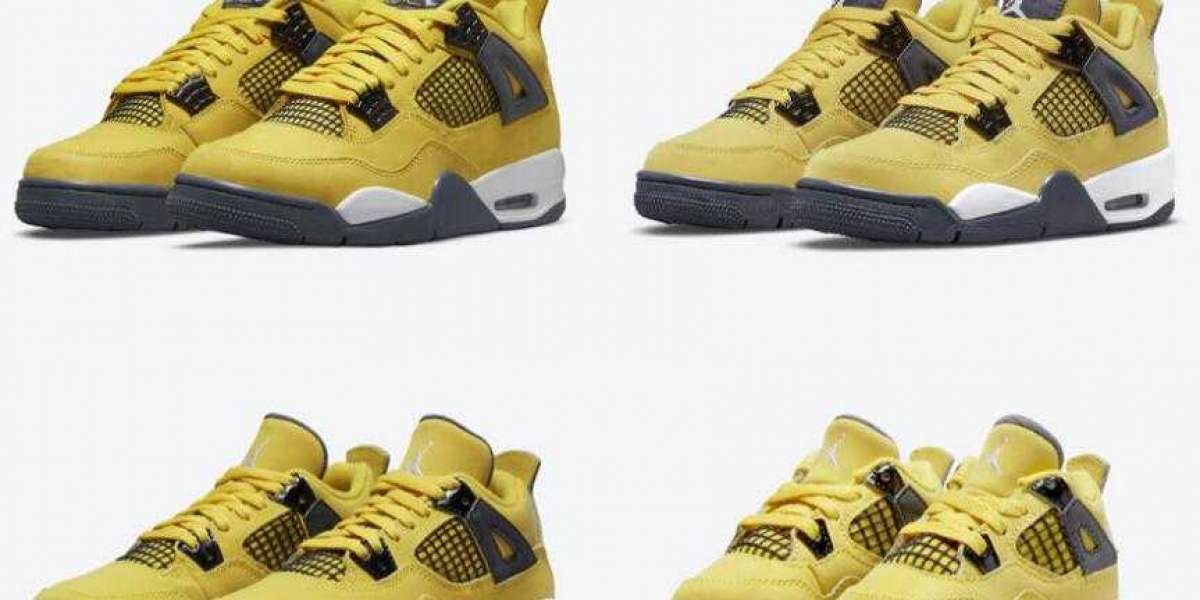 Cool Air Jordan 4 Retro Lightning is Availabe in Family Sizing