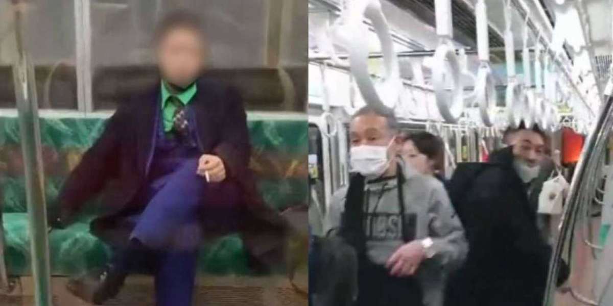 Knifeman, 24, dressed in ''Joker'' costume stabs 10 people in Tokyo train rampage before 'spray
