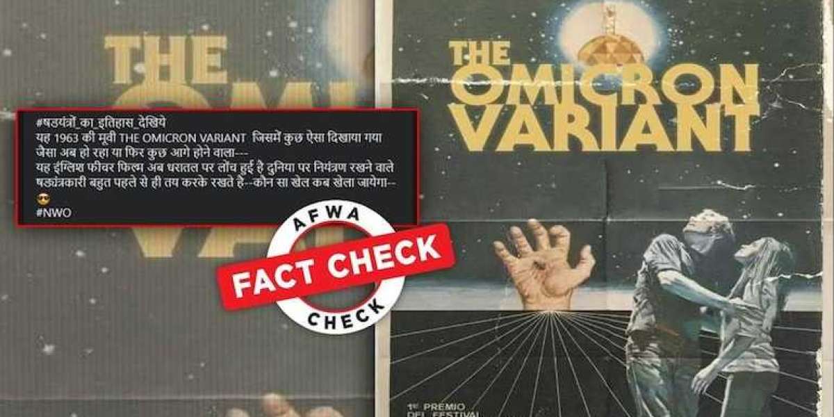 Fact Check: Was there a 1963 movie called ‘The Omicron Variant’? No, this poster was created for fun