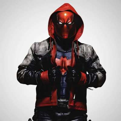 Red Hood Batman Arkham Knight leather Jacket Profile Picture