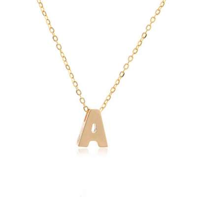 Block Initial Necklace Profile Picture