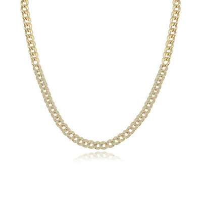 Small Diamond Cuban Link Necklace Profile Picture