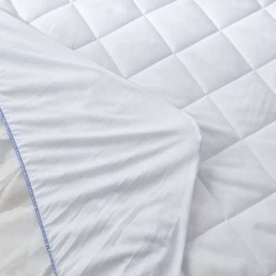 Mattress Pad Regular Full , 53″x79″+11″ With No TPU and Red Stitching , Case of 10 Profile Picture