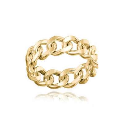 Gold Cuban Chain Ring Profile Picture